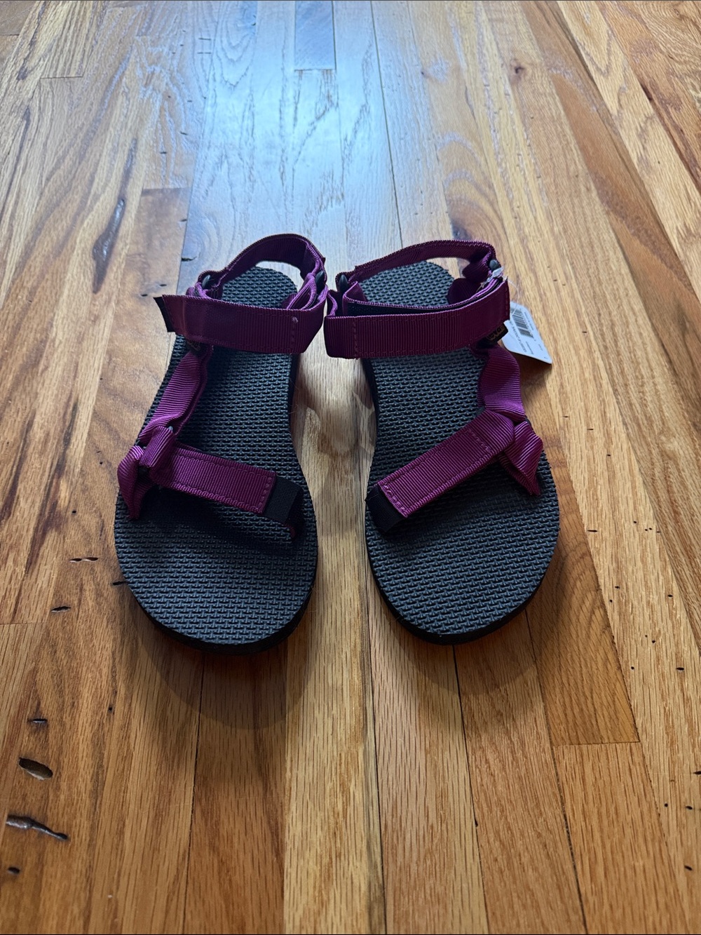 Teva Women's Open-Toe Sandals in Magenta and Black